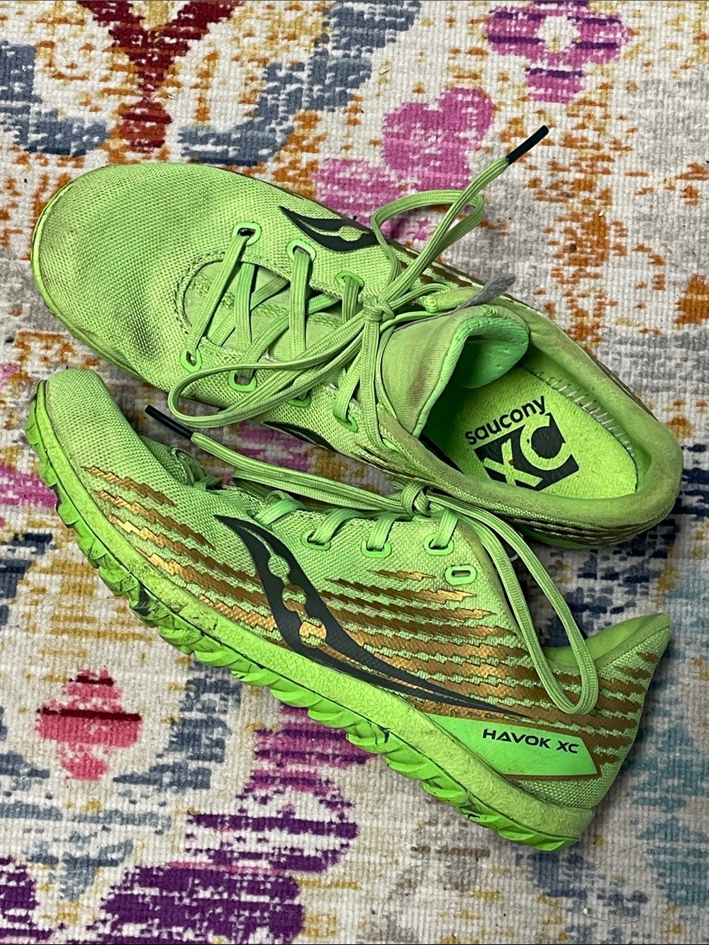 Saucony Havoc XC running shoe spikes Women’s 5.5